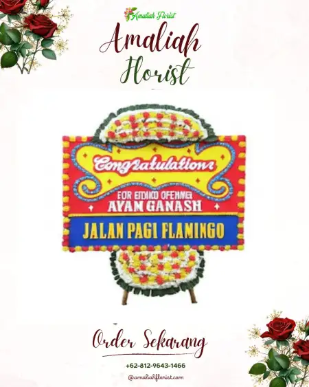 Sewa Papan Bunga Lambangkuning